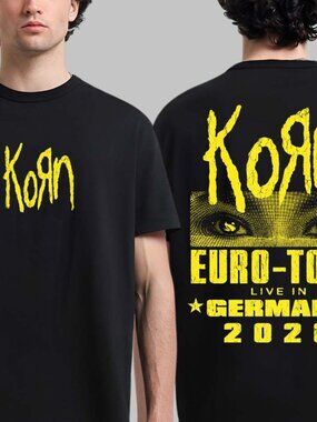 Korn Euro Tour Live In Germany 2026 Event T-Shirt